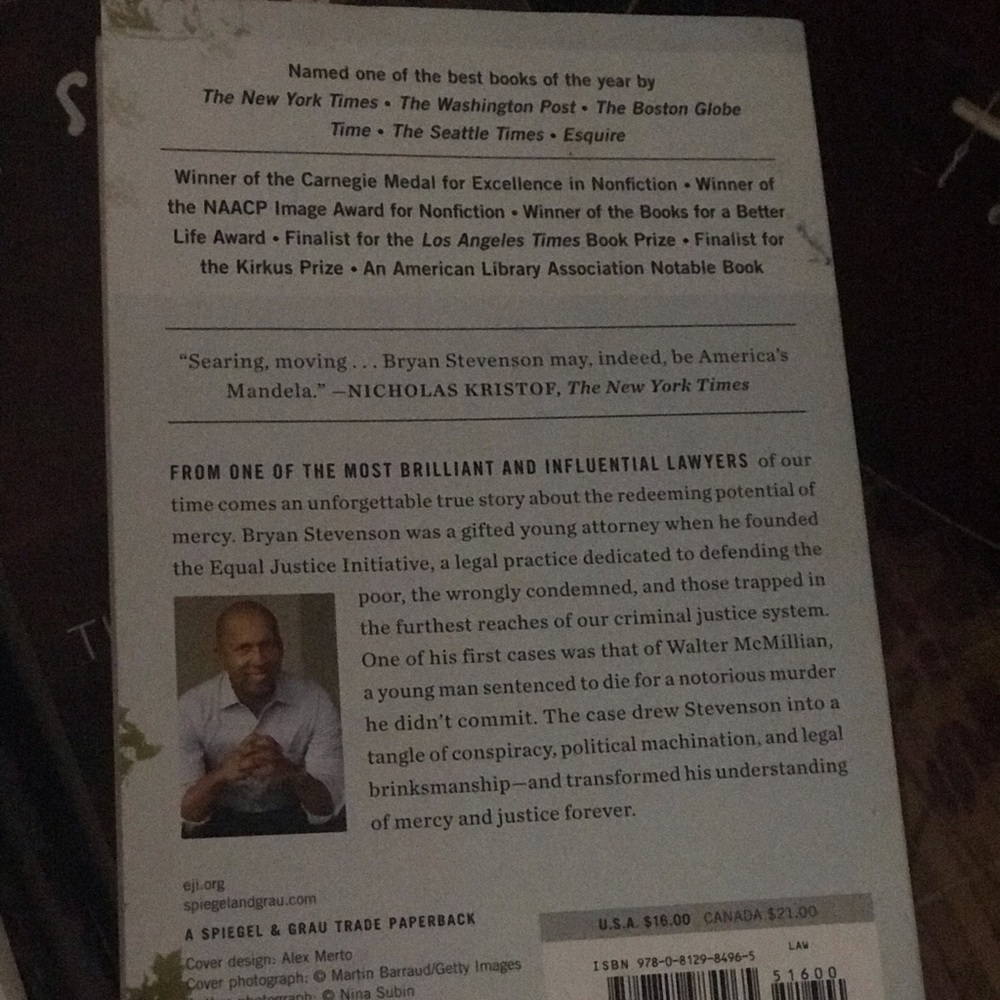 Just Mercy Book New - Picture 2 of 2